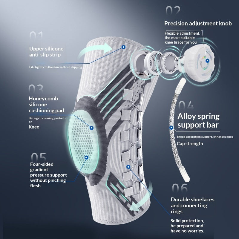Shock-Absorbing Knee Brace